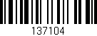 Código de barras (EAN, GTIN, SKU, ISBN): '137104'