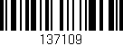 Código de barras (EAN, GTIN, SKU, ISBN): '137109'