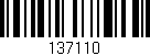 Código de barras (EAN, GTIN, SKU, ISBN): '137110'