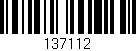 Código de barras (EAN, GTIN, SKU, ISBN): '137112'