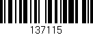 Código de barras (EAN, GTIN, SKU, ISBN): '137115'