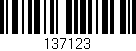 Código de barras (EAN, GTIN, SKU, ISBN): '137123'