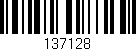Código de barras (EAN, GTIN, SKU, ISBN): '137128'