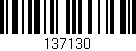 Código de barras (EAN, GTIN, SKU, ISBN): '137130'