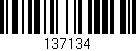 Código de barras (EAN, GTIN, SKU, ISBN): '137134'