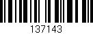 Código de barras (EAN, GTIN, SKU, ISBN): '137143'