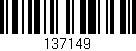 Código de barras (EAN, GTIN, SKU, ISBN): '137149'
