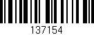 Código de barras (EAN, GTIN, SKU, ISBN): '137154'