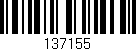 Código de barras (EAN, GTIN, SKU, ISBN): '137155'