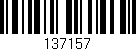 Código de barras (EAN, GTIN, SKU, ISBN): '137157'