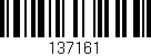 Código de barras (EAN, GTIN, SKU, ISBN): '137161'