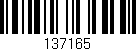 Código de barras (EAN, GTIN, SKU, ISBN): '137165'