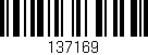 Código de barras (EAN, GTIN, SKU, ISBN): '137169'