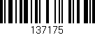 Código de barras (EAN, GTIN, SKU, ISBN): '137175'