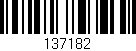 Código de barras (EAN, GTIN, SKU, ISBN): '137182'