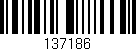 Código de barras (EAN, GTIN, SKU, ISBN): '137186'