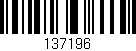 Código de barras (EAN, GTIN, SKU, ISBN): '137196'