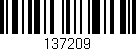 Código de barras (EAN, GTIN, SKU, ISBN): '137209'
