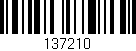 Código de barras (EAN, GTIN, SKU, ISBN): '137210'