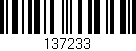 Código de barras (EAN, GTIN, SKU, ISBN): '137233'