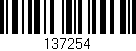 Código de barras (EAN, GTIN, SKU, ISBN): '137254'