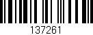 Código de barras (EAN, GTIN, SKU, ISBN): '137261'