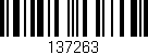 Código de barras (EAN, GTIN, SKU, ISBN): '137263'