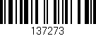 Código de barras (EAN, GTIN, SKU, ISBN): '137273'