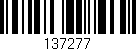 Código de barras (EAN, GTIN, SKU, ISBN): '137277'