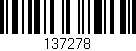 Código de barras (EAN, GTIN, SKU, ISBN): '137278'