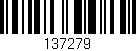 Código de barras (EAN, GTIN, SKU, ISBN): '137279'