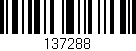 Código de barras (EAN, GTIN, SKU, ISBN): '137288'