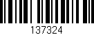 Código de barras (EAN, GTIN, SKU, ISBN): '137324'