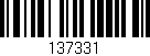 Código de barras (EAN, GTIN, SKU, ISBN): '137331'