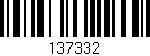 Código de barras (EAN, GTIN, SKU, ISBN): '137332'