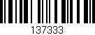 Código de barras (EAN, GTIN, SKU, ISBN): '137333'