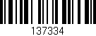 Código de barras (EAN, GTIN, SKU, ISBN): '137334'