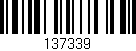 Código de barras (EAN, GTIN, SKU, ISBN): '137339'