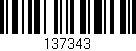 Código de barras (EAN, GTIN, SKU, ISBN): '137343'