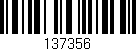 Código de barras (EAN, GTIN, SKU, ISBN): '137356'