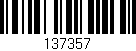 Código de barras (EAN, GTIN, SKU, ISBN): '137357'