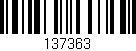 Código de barras (EAN, GTIN, SKU, ISBN): '137363'