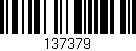 Código de barras (EAN, GTIN, SKU, ISBN): '137379'