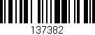 Código de barras (EAN, GTIN, SKU, ISBN): '137382'