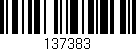 Código de barras (EAN, GTIN, SKU, ISBN): '137383'