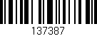 Código de barras (EAN, GTIN, SKU, ISBN): '137387'