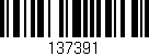 Código de barras (EAN, GTIN, SKU, ISBN): '137391'