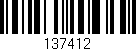 Código de barras (EAN, GTIN, SKU, ISBN): '137412'