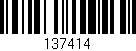 Código de barras (EAN, GTIN, SKU, ISBN): '137414'