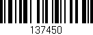 Código de barras (EAN, GTIN, SKU, ISBN): '137450'